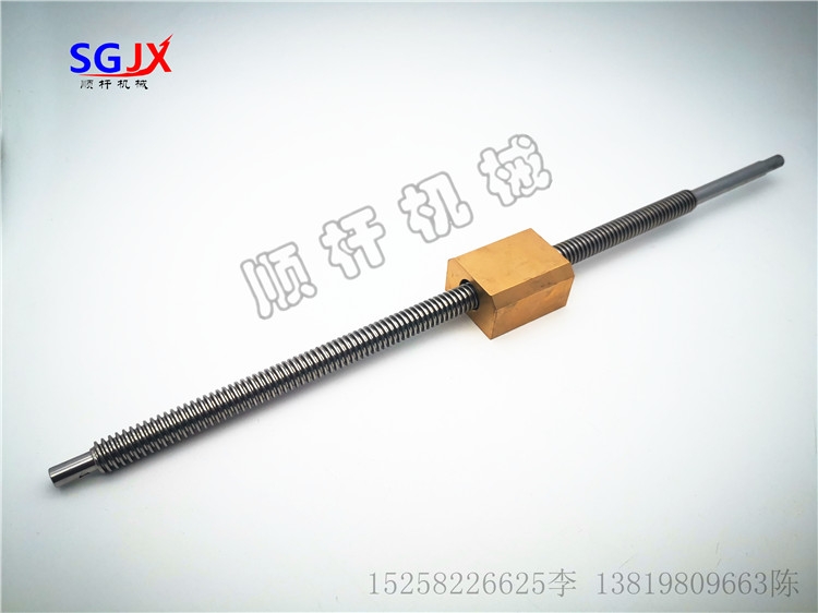 t8不（bú）鏽鋼梯形 多頭絲杆 T型螺杆
