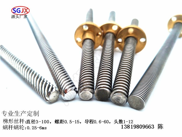 T81-2-3-4-5-6-7-8-9-10-11-12頭 左右旋一體 多頭梯形絲杆（gǎn） T形螺紋