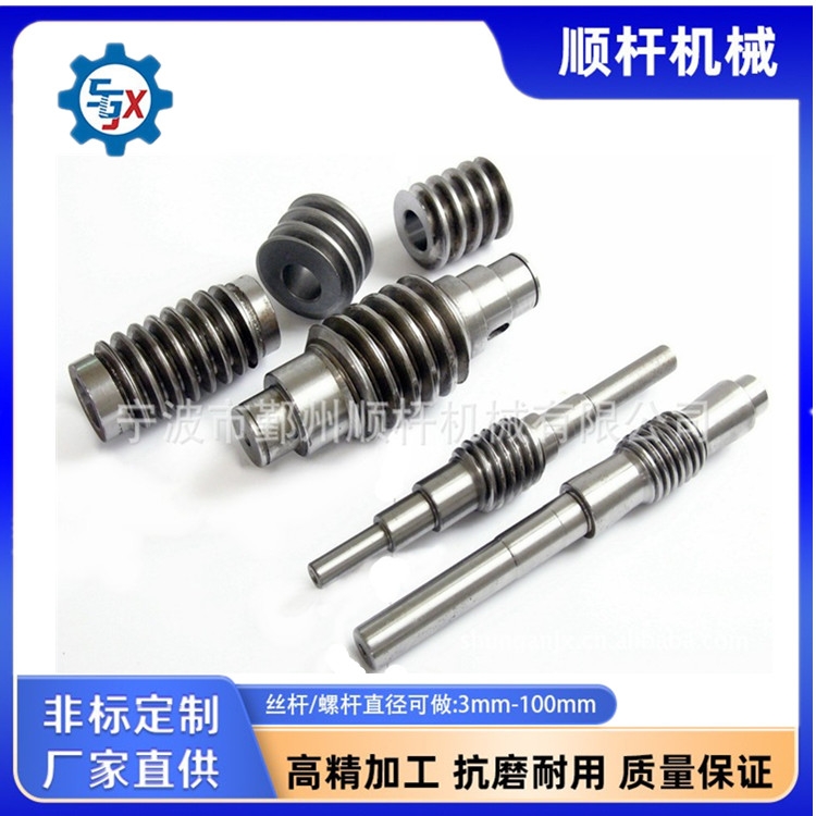 蝸（wō）杆渦輪齒 加工 定製各種規格型號 大模數 小模（mó）數